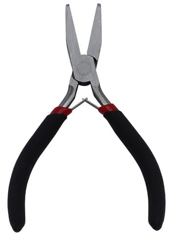 Funngy Flat Nose Plier,Jewellery Making Plier Flat Nose Craft Plier Mini Flat Nose Plier Craft Supplies Repair Plier Multifunction Plier for Wire Work DIY Jewelry Making Handmade Craft