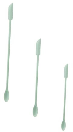 Cabilock 3pièces Lot De Spatules à Crème Silicone Pour Confitures Et Desserts Grattoir à Beurre Confiture Vert