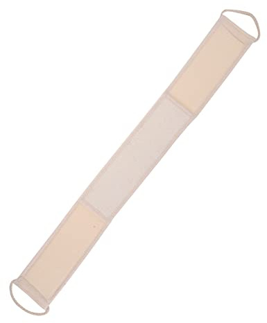VICASKY Luffa Peeling Handtuch aus Natürlichem Luffa und Baumwolle Leichtes Dusch Rückenscrubber Sanftes Peeling zur Hautverjüngung Faltbar und Elastisch Beauty Haut Badetuch