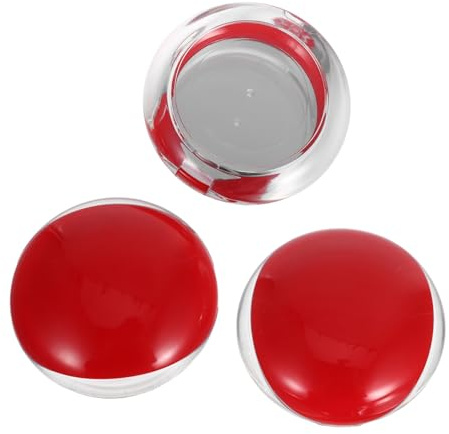 minkissy 3 St Kompakt Sminkförvaringsbox med Spegel Tom Puderbehållare med Franshållare Portabel Kosmetikorganisatör för Resor Elegant och Praktisk Makeupförvaring