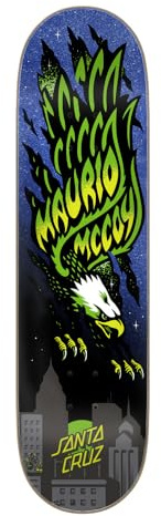 SANTA CRUZ McCoy Ripping Eagle VX Twin Deck Skateboard-Decks, 21 x 80,8 cm