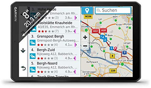 Garmin dēzl LGV800 MT-S Truck Sat-nav with 8-Inch Display, Custom Truck Routing and Several Mounting Options