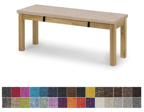 yaoumeo Bankauflage Sitzkissen,Bankkissen,120x40x5cm Gartenbank Auflage,Waschbar-Abnehmbarem,Mehrere Farbgrößen Verfügbar(Beige)