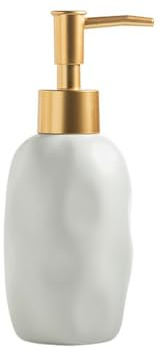 Distributore di sapone Dispenser di lozione in ceramica for impasto manuale a spinta di tipo semplice Dispenser di sapone liquido Dispenser di sapone riutilizzabile Sub-bottiglia Distributore di sapon