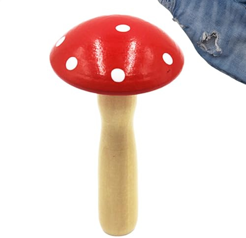 Trä stoppningssvamp liten sysvamp och syhjälp för strumpor, sytillbehör stoppningsverktyg sömnad spole stoppning strumpor för stickade strumpor, nålbord, handverktyg 10 × 5,5 cm
