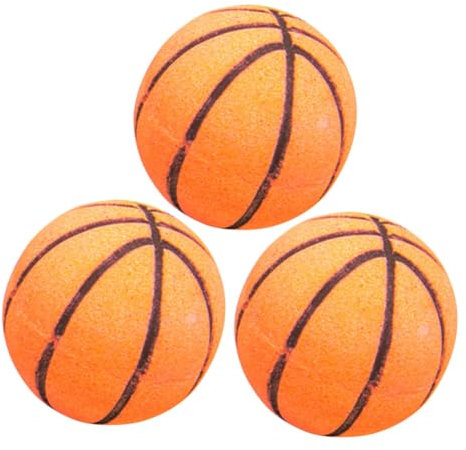 Ipetboom 3 Stück-pack Natürliche Meersalz Badebälle Kleine Basketballform Mit Pflegenden Ätherischen Ölen Schäumend Für Entspannendes Badeerlebnis Hautregenerierend Für Kinder Und Wellness Zu Hause