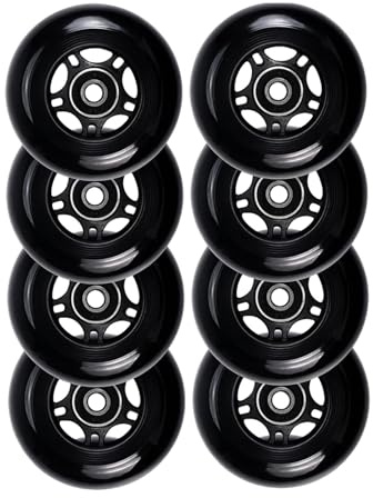 JCXYL EV Ruedas de Patines en línea 85A, Estilo Libre, Resistentes, 64 mm, 70 mm, 72 mm, 76 mm y 80 mm, para patinetas, Scooters, Patinaje sobre Ruedas y Equipaje.,70mm