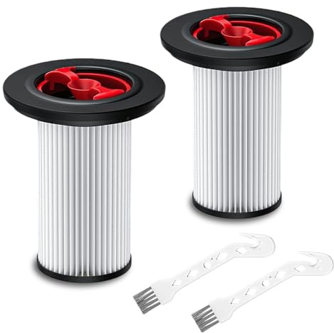 2-pack ersättningsfilter kompatibelt med Bosch Serie 8 (12036642 & 12023349) S8 dammsugare HEPA-filter för Bosch Unlimited Gen2 dammsugarfilter tillbehör mot fint damm Levereras med 2