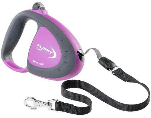 Ferplast Flippy Tech-tejp hundkoppel, Large, Lila