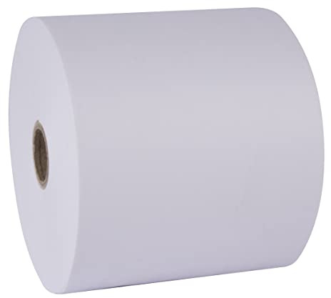 APLI 13324 - Pack de 10 Rollos de Papel Térmico de 57 X 55 X 12 Mm - Papel para Tickets de Datáfonos, Cajas Registradoras y Tpv - Sin Bpa