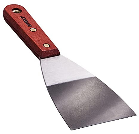 Amtech G0800 75mm (3) Heavy Duty Scraper with Wooden Handle