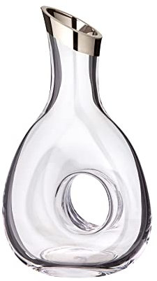 Edzard caraffa Gordon, Vetro in Platino, 1,2 Litri, Altezza 30 cm