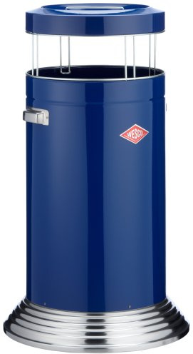 Wesco 356 931-53 Abfallsammler Big Ash mit Sockel blau