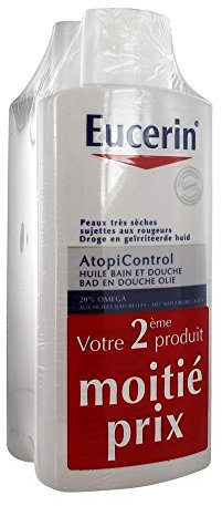 Eucerin AtopiControl Bath and Shower Oil 2 x 400ml