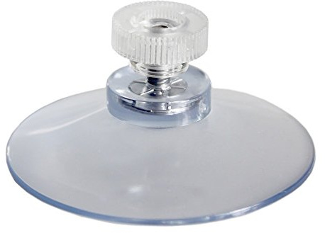 10 x Saugnapf - Säugnäpfe Haftsauger Haken Gewinde Bohrung Lichterkette Schlüsselring Ring Auto Mutter Camping 30 30mm 40 40mm 50 50mm Transparent Extra Stark – Made in Germany