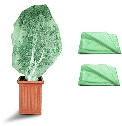 VERDELOOK TNT Cappuccio Protettivo per Piante 17gr/mq, 1.6x1 m, Verde