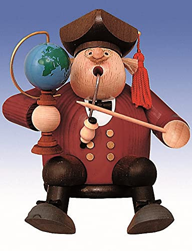 Rökarfigur kanthocker professor 16 cm ny rökfigur rökare rökare rökare Erzgebirge