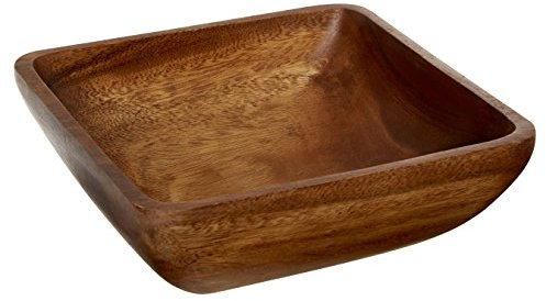 PREMIER Housewares 1104558 Ciotola di Portare Quadrata Grande, Acacia Legno