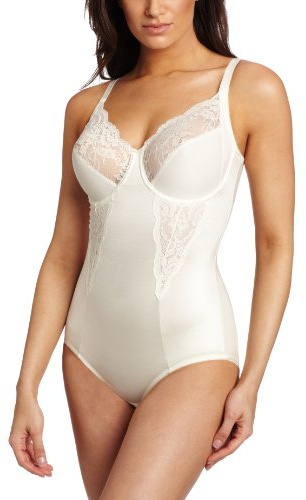 Maidenform womens Shaper With Built-in Bra Fl1456 shapewear bodysuits, Buttercream, 36D US