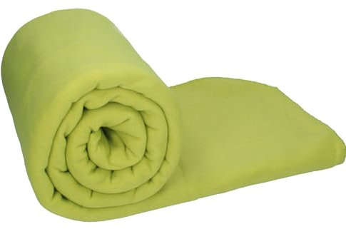 Betz Luxus Maxi Fleecedecke Kuscheldecke Farbe Grasgrün Größe 140x190 cm Qualität 220g/m²