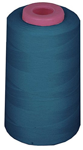 LA Linen 100% Polyester Cone Serger Thread, Dark Teal AX129