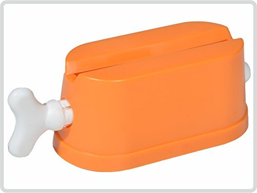 Tubenpresse mit integriertem Ständer, orange - Tubenausdrücker Tubenentleerer