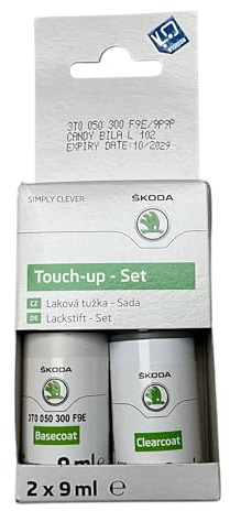 Skoda Original Lackstift Set Candy Weiss 9P9P F9E