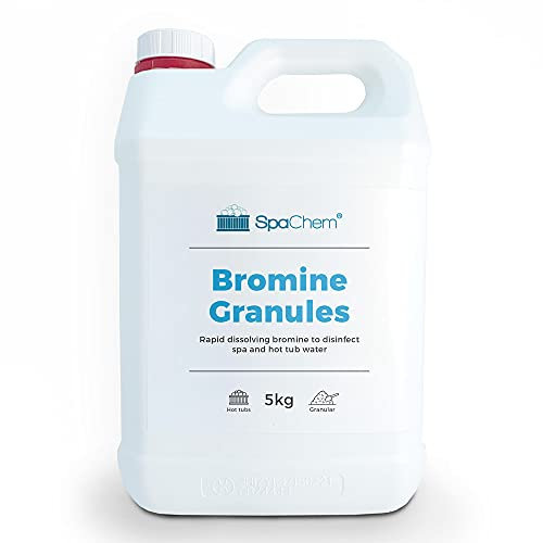 SpaChem 5kg Spa Bromine Granules For the Disinfection of Swimming Pool Spas and Hot Tub Water - Premium Grade Bromine Infused Chemical, used as a primary sanitizer for your Spa or Pool
