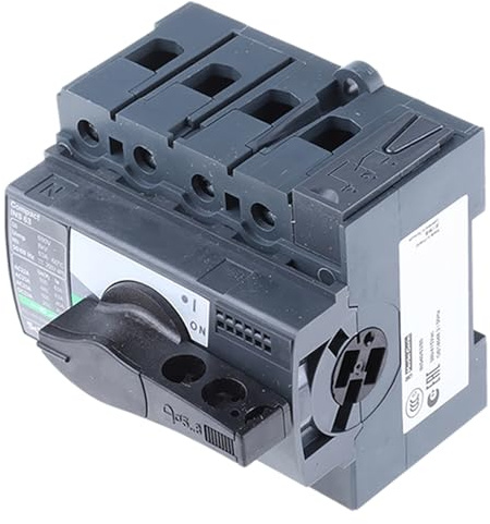 Schneider Electric 28903 Interruptor Seccionador Compact INS63, 4 Polos, 63 A