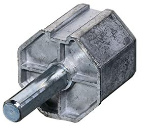 jarolift/Lunamat Getriebewalzenkapsel SW60 für Lunamat Gurtzuggetriebe, für Achtkantwellen SW60, stabile Metallausführung, einfache Montage