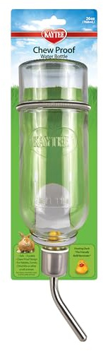Kaytee Chew-Proof Water Bottle for Pet Ferrets and Rabbits, 26 oz