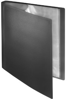 Sichtbuch flexibel, 40 Hüllen, A4, PP schwarz, 1 Stück
