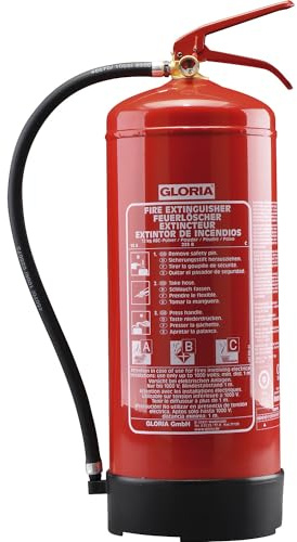 GLORIA | Pulver-Dauerdruck-Feuerlöscher | Inhalt 12 l, Brandklasse A+B+C