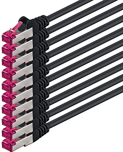 Kabel Ethernet Set, CAT 10 Stück 3.0 m