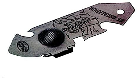 Amig - Abrelatas el Escalador - Abridor de Montañero o de Explorador - Para Abrir Manualmente Latas de Conservas o Botes de Alimentos - De Acero Pavonado