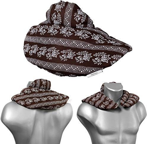 Giraffenland Neck Pillow flowers/brown rapeseeds | Heat Pad. Warming Neck Cushion, Neck Warmer