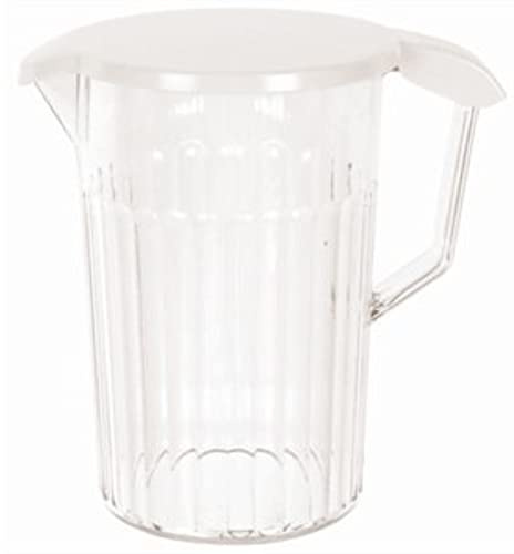 Olympia Kristallon J902 Graduated Polycarbonate Jug 0.9Ltr, 0.9 Litre | Virtually shatterproof clear design with helpful ML markings offers easy portion control and safe, busy commercial use.