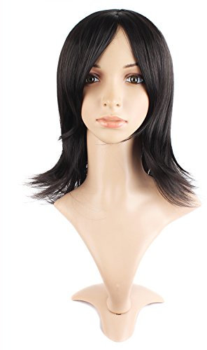 MapofBeauty Signora Dritto Avant Garde Cosplay Parrucca (Nero)