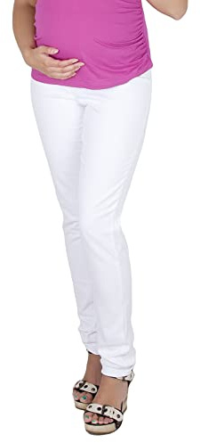Mija – Pantalones Vaqueros Elegantes Delgados Denim Maternidad 9044