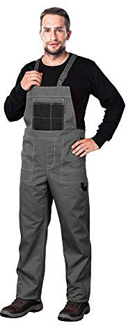 REIS MMSSB_62 Multi Master - Salopette protettive, taglia 62, colore: Grigio/Nero