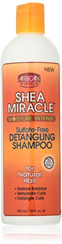 African Pride Shea Butter Miracle Detangling Shampoo, 1er Pack (1 x 355 ml)