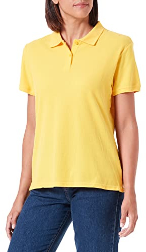 Fruit of the Loom Women's Premium Polo Shirt, Sunflower, 16 (Manufacturer Size:X-Large)