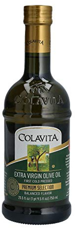 Colavita Premium Selection Extra Virgin Olive Oil Glass Bottle 25.5 Fl Oz
