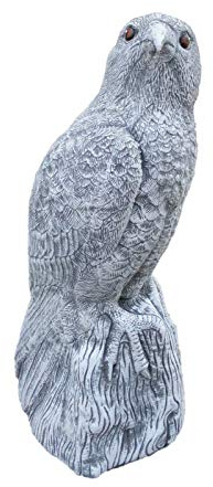 stoneandstyle Steinfigur Falke, Frost- und wetterfest bis -30°C, massiver Steinguss, Adler