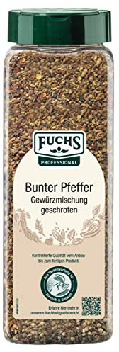 Fuchs Bunter Pfeffer Gewürzmischung GV, 2er Pack (2 x 550 g)