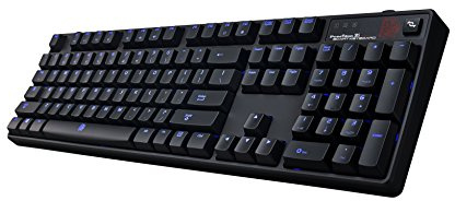 Thermaltake Tt Esports Poseidon Z Plus Gaming Performance Monitoring App & Software Blue Switches Blue Backlight Mechanical Gaming Keyboard KB-PZP-KLBLUS-01