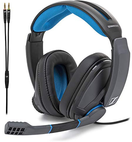 EPOS I Sennheiser Casque Gamer GSP 300, Casque Gaming Flip-to-Mute, Casque Audio Micro Antibruit, Arceau Ergonomique, Coussinets Mousse, Compatible PC, Mac, PS4, PS5, Xbox Series X et One, Switch