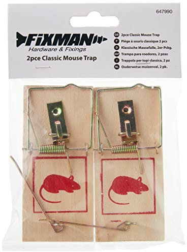 Fixman 647990 Classic Mouse Trap 2pk 100 x 45 mm