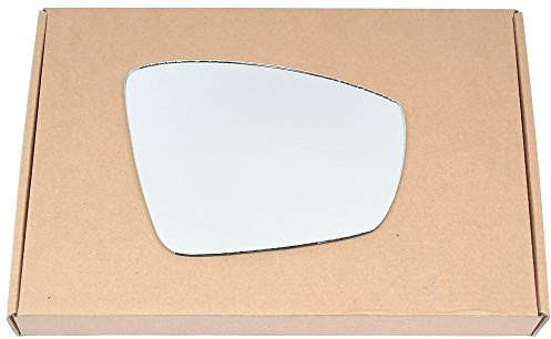 Less4spares Wing Mirror Glass Right Compatible with VW Polo 2009-2017 STICK-ON Driver Off Side Convex