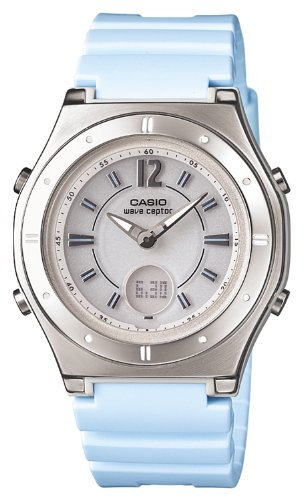 Casio Wave Scepter Sky Blue Solar Radio Clock LWA-M142-2AJF Women's Watch Japan import